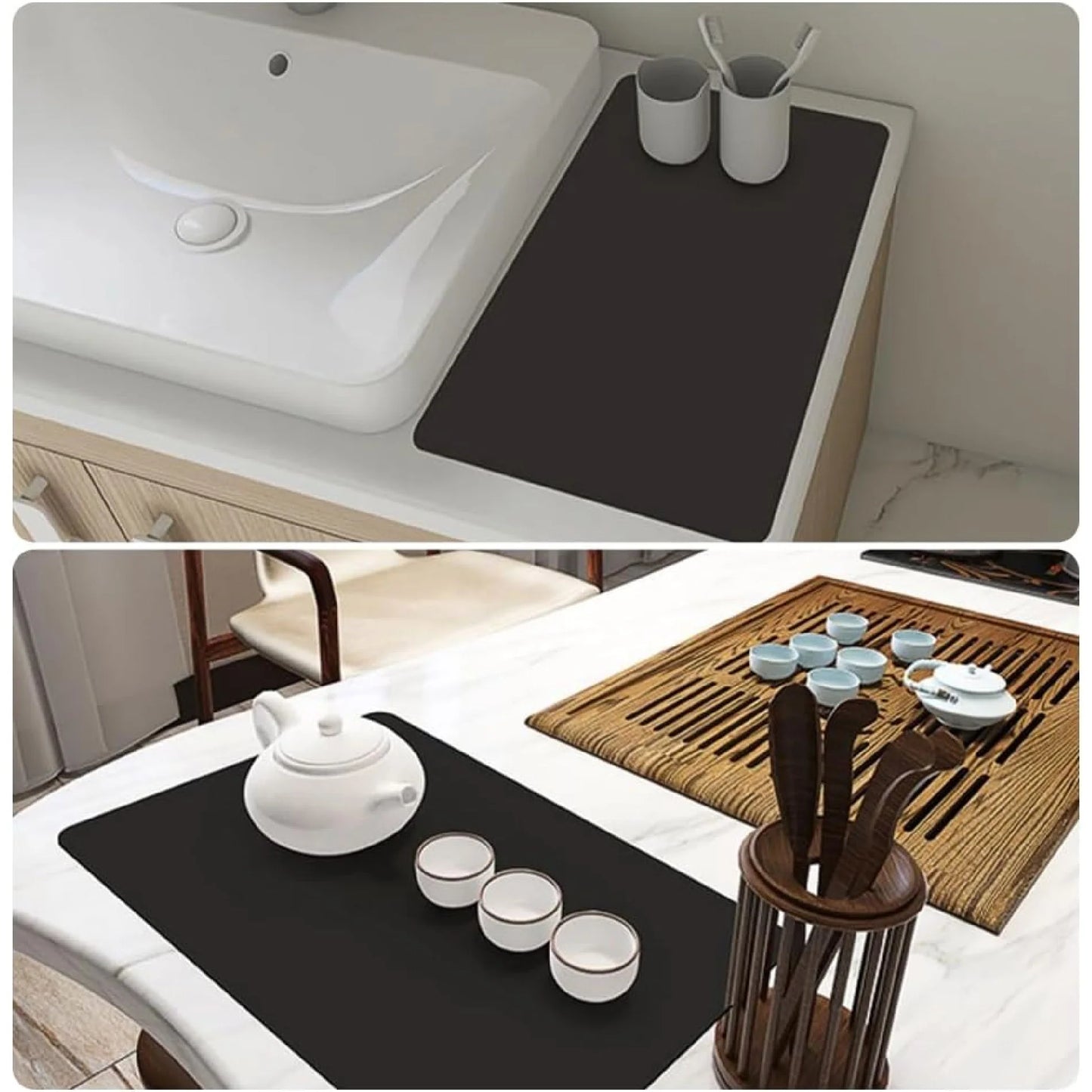 Tapete de drenaje absorvente - “Adiós al agua acumulada.” 💧⭐