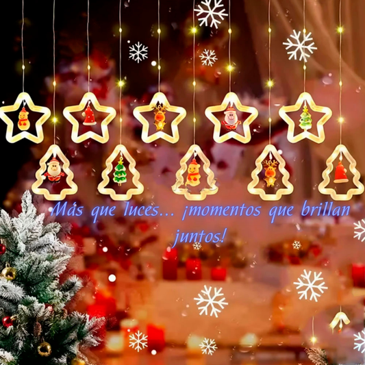 LumiFest – Cortina de Luces LED Navideñas Multicolor