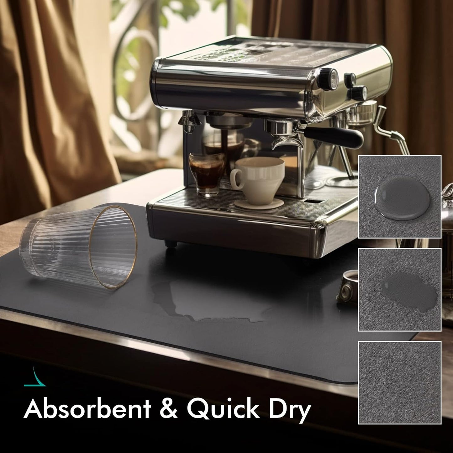 Tapete de drenaje absorvente - “Adiós al agua acumulada.” 💧⭐