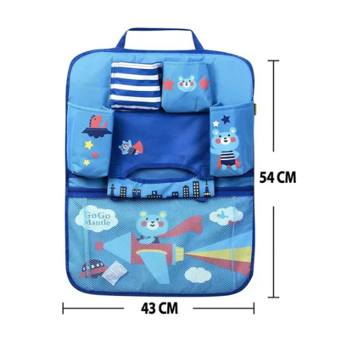 ORGANIZADOR PLEGABLE PARA RESPALDO DE ASIENTO DE CARRO