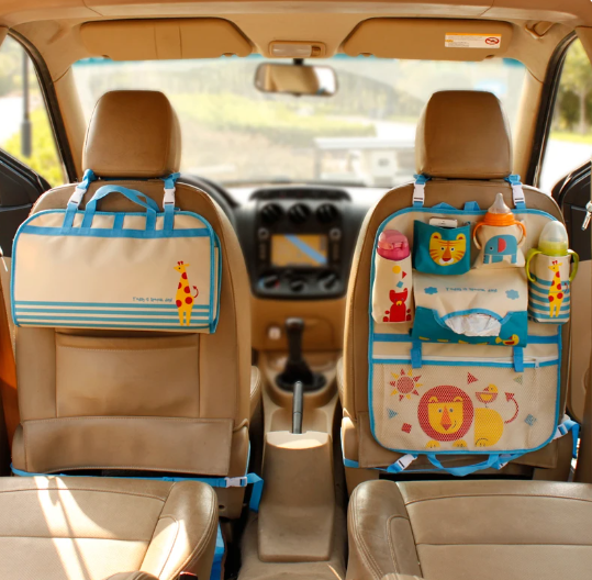 ORGANIZADOR PLEGABLE PARA RESPALDO DE ASIENTO DE CARRO