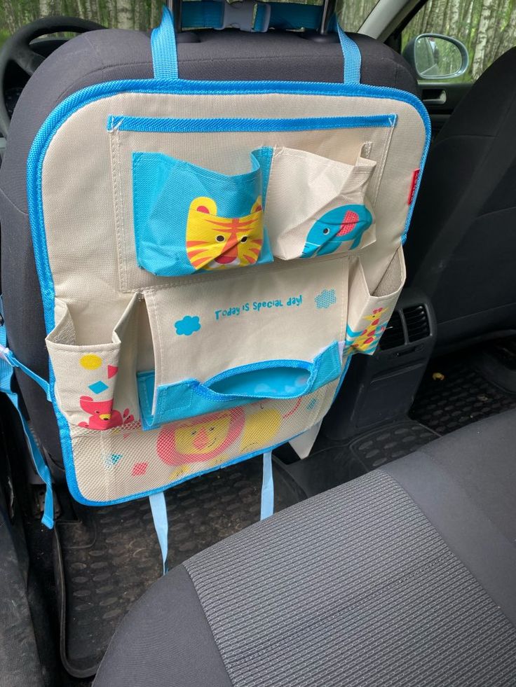 ORGANIZADOR PLEGABLE PARA RESPALDO DE ASIENTO DE CARRO