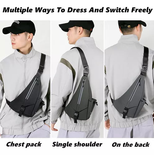 Bolso de hombro para hombre antirobo impermeable - “Protege lo que más importa, sin perder elegancia.”