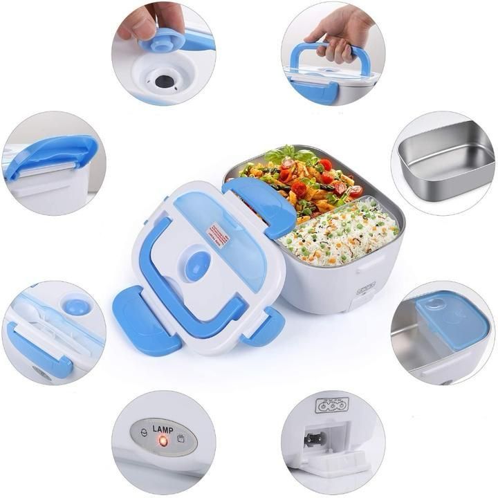 Lonchera Eléctrica Portátil 2 en 1 – Calienta tu comida en donde estés